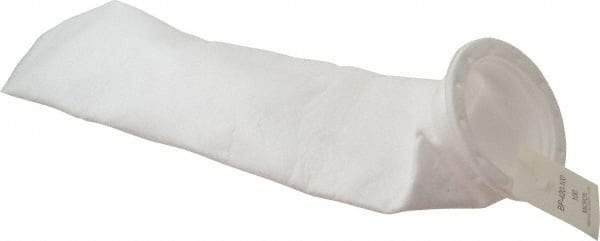 Pentair - 100 Micron, Size 5, Semi Rigid Bag Filter - 4 Inch Diameter, 18.5 Inch Long, 1-3/4 Sq. Ft. - Apex Tool & Supply