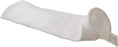 Pentair - 100 Micron, Size 5, Semi Rigid Bag Filter - 4 Inch Diameter, 18.5 Inch Long, 1-3/4 Sq. Ft. - Apex Tool & Supply