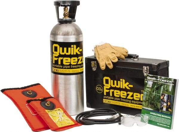 Made in USA - Quick Freezing Kit - 3/8 to 1-1/2" Pipe Capacity - Apex Tool & Supply