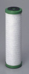 Pentair - 2-7/8" OD, 0.5µ, Carbon Briquette/Resin Giardia & Cryptosporidium Reduction Cartridge Filter - 9-3/4" Long, Reduces Tastes, Odors & Sediments - Apex Tool & Supply