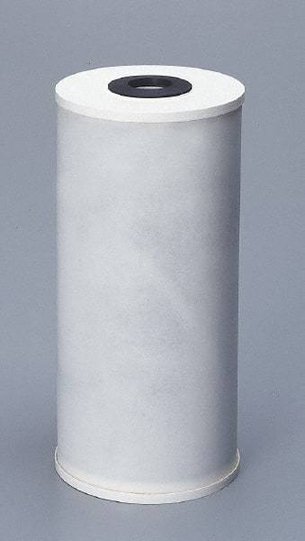 Pentair - 4-1/2" OD, 25µ, Granular Activated Carbon Radial Flow Cartridge Filter - 9-3/4" Long, Reduces Tastes, Odors & Sediments - Apex Tool & Supply