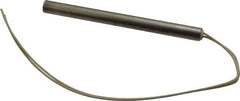 Hotwatt - 120 Volt, 1/2" Diam, 425 Watt, Low Density Cartridge Heater - 6" Long, 50 Watts per Sq In - Apex Tool & Supply