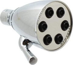 Speakman - 2.5 GPM, 2-3/4 Face Diameter, Shower Head with Brass Ball Joint - 48 Sprayers, Brass and Lexan - Apex Tool & Supply