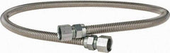 Dormont - 3/4" Inlet, 3/4" Outlet FIP x FIP Gas Connector - 48" Long, 1/2" Hose ID - Apex Tool & Supply