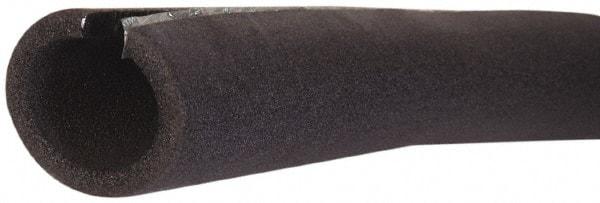 Made in USA - 3/4" Thick x 1/2" Pipe x 6' Long, Polyethylene Flexible Pipe Insulation - -160 to 200°F - Apex Tool & Supply