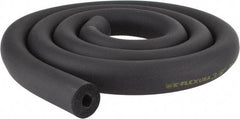 Made in USA - 3/8" Thick x 6' Long, Elastomeric Flexible Pipe Insulation - -40 to 220°F - Apex Tool & Supply