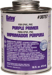 Oatey - 16 oz All Purpose Primer/Cleaner - Purple, Use with PVC & CPVC - Apex Tool & Supply
