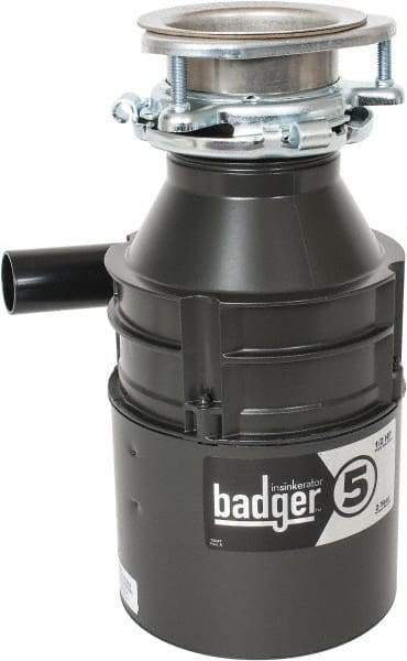ISE In-Sink-Erator - Badger 5 Food Waste Disposer - 1/2 HP - Apex Tool & Supply