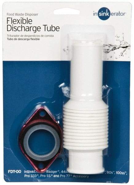 ISE In-Sink-Erator - Garbage Disposal Accessories Type: Flexible Discharge Tube For Use With: In-Sink-Erator - Food Waste Disposers - Apex Tool & Supply