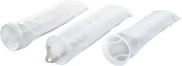 Parker - 5 Micron, Size 1, High Flow Bag Filter - 7 Inch Diameter, 16-1/2 Inch Long - Apex Tool & Supply