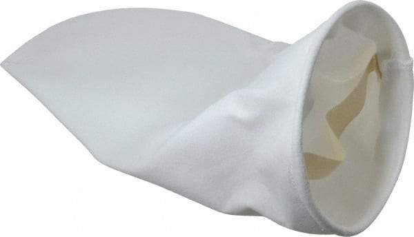 Parker - 10 Micron, Size 1, High Flow Bag Filter - 7 Inch Diameter, 16-1/2 Inch Long - Apex Tool & Supply