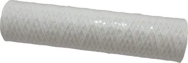 Parker - 2-1/2" OD, 5µ, Cotton String-Wound Cartridge Filter - 10" Long - Apex Tool & Supply