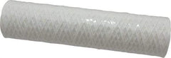 Parker - 2-1/2" OD, 5µ, Cotton String-Wound Cartridge Filter - 10" Long - Apex Tool & Supply