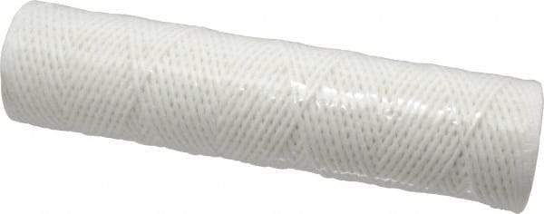 Parker - 2-1/2" OD, 10µ, Cotton String-Wound Cartridge Filter - 10" Long - Apex Tool & Supply