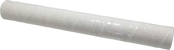 Parker - 2-1/2" OD, 10µ, Cotton String-Wound Cartridge Filter - 20" Long - Apex Tool & Supply