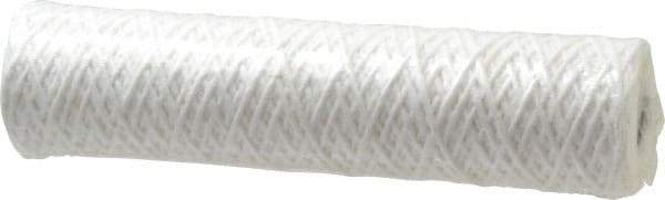 Parker - 2-1/2" OD, 5µ, Cotton String-Wound Cartridge Filter - 10" Long - Apex Tool & Supply