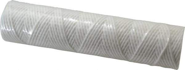 Parker - 2-1/2" OD, 10µ, Cotton String-Wound Cartridge Filter - 10" Long - Apex Tool & Supply