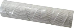 Parker - 2-1/2" OD, 10µ, Cotton String-Wound Cartridge Filter - 10" Long - Apex Tool & Supply