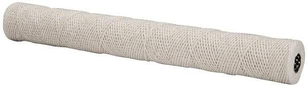 Parker - 2-1/2" OD, 10µ, Acetate Cotton String-Wound Cartridge Filter - 20" Long - Apex Tool & Supply