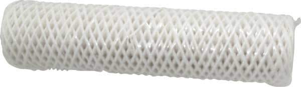 Parker - 2-1/2" OD, 50µ, Acetate Cotton String-Wound Cartridge Filter - 10" Long - Apex Tool & Supply