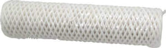 Parker - 2-1/2" OD, 50µ, Acetate Cotton String-Wound Cartridge Filter - 10" Long - Apex Tool & Supply
