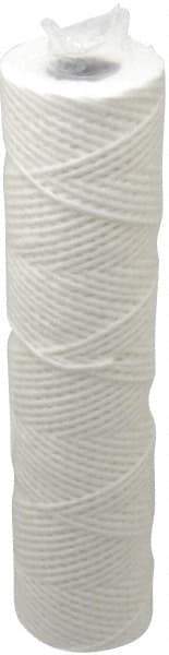 Parker - 2-1/2" OD, 10µ, Cotton String-Wound Cartridge Filter - 10" Long - Apex Tool & Supply