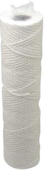 Parker - 2-1/2" OD, 10µ, Cotton String-Wound Cartridge Filter - 10" Long - Apex Tool & Supply