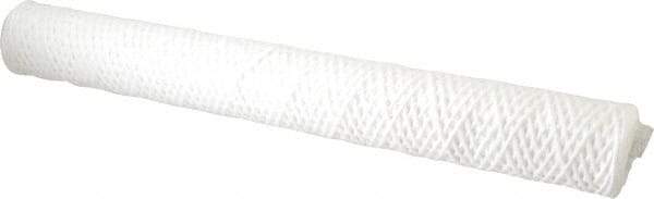 Parker - 2-1/2" OD, 50µ, Acetate Cotton String-Wound Cartridge Filter - 20" Long - Apex Tool & Supply