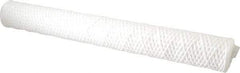 Parker - 2-1/2" OD, 50µ, Acetate Cotton String-Wound Cartridge Filter - 20" Long - Apex Tool & Supply