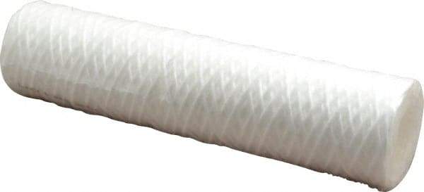Parker - 2-1/2" OD, 5µ, Polypropylene Cotton String-Wound Cartridge Filter - 10" Long - Apex Tool & Supply