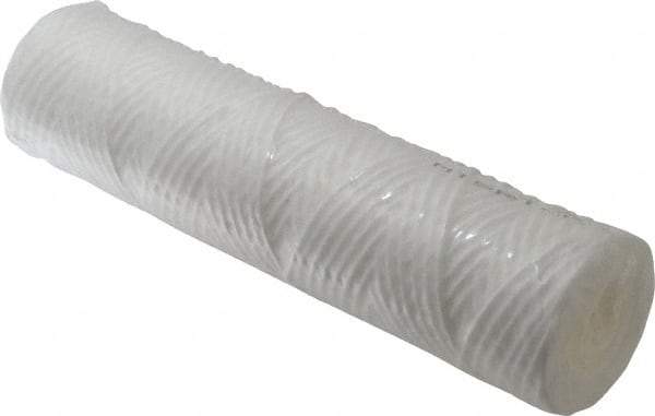 Parker - 2-1/2" OD, 25µ, Polypropylene Cotton String-Wound Cartridge Filter - 10" Long - Apex Tool & Supply