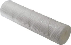 Parker - 2-1/2" OD, 25µ, Polypropylene Cotton String-Wound Cartridge Filter - 10" Long - Apex Tool & Supply