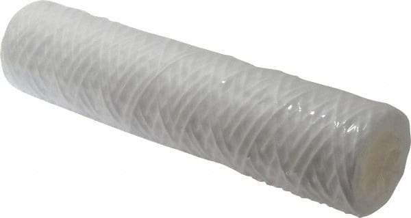 Parker - 2-1/2" OD, 50µ, Polypropylene Cotton String-Wound Cartridge Filter - 10" Long - Apex Tool & Supply