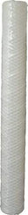 Parker - 2-1/2" OD, 50µ, Polypropylene Cotton String-Wound Cartridge Filter - 20" Long - Apex Tool & Supply