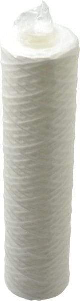 Parker - 2-1/2" OD, 5µ, Polypropylene Cotton String-Wound Cartridge Filter - 10" Long - Apex Tool & Supply