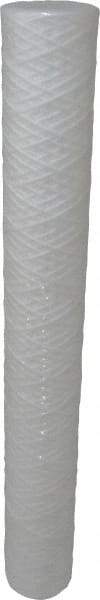 Parker - 2-1/2" OD, 5µ, Polypropylene Cotton String-Wound Cartridge Filter - 20" Long - Apex Tool & Supply