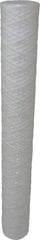 Parker - 2-1/2" OD, 5µ, Polypropylene Cotton String-Wound Cartridge Filter - 20" Long - Apex Tool & Supply