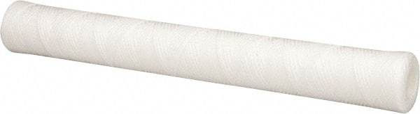 Parker - 2-1/2" OD, 10µ, Polypropylene Cotton String-Wound Cartridge Filter - 20" Long - Apex Tool & Supply