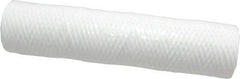 Parker - 2-1/2" OD, 25µ, Polypropylene Cotton String-Wound Cartridge Filter - 10" Long - Apex Tool & Supply