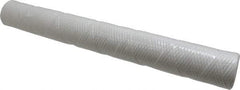Parker - 2-1/2" OD, 25µ, Polypropylene Cotton String-Wound Cartridge Filter - 20" Long - Apex Tool & Supply
