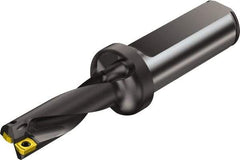 Sandvik Coromant - 1.6992" Max Drill Depth, 3xD, 0.531" Diam, Indexable Insert Drill - 2 Inserts, 3/4" Shank Diam, Straight Shank - Apex Tool & Supply