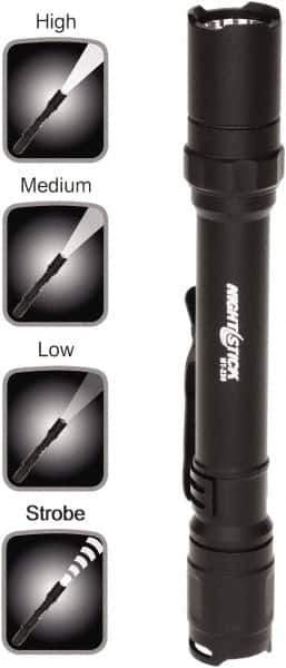 Bayco - LED Bulb, Industrial/Tactical Flashlight - Black Aluminum Body, AA Batteries - Apex Tool & Supply