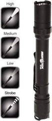 Bayco - LED Bulb, Industrial/Tactical Flashlight - Black Aluminum Body, AA Batteries - Apex Tool & Supply