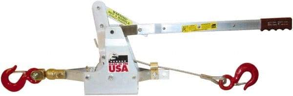 Maasdam - 6,000 Lb Lifting Capacity, 12' Lift Height, Puller Hoist - Made from Chain - Apex Tool & Supply