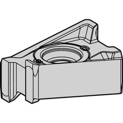 Kennametal - LNGU542 Grade KC725M Carbide Milling Insert - TiN/TiCN/TiN Finish - Apex Tool & Supply