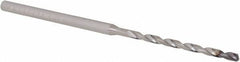 Walter-Titex - 2mm, 140° Point, Solid Carbide Micro Drill Bit - 72mm OAL, 31mm Flute Length, 3mm Shank Diam, Series A6589AMP - Apex Tool & Supply