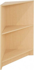 ECONOCO - 1 Shelf, Closed Shelving Corner Block - 20 Inch Wide x 20 Inch Deep x 38 Inch High, Maple - Apex Tool & Supply