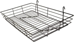 ECONOCO - 4-1/2 High, Open Shelving Accessory/Component - Semi-Gloss Finish, 24" Long, Use with Wire Grid Panels - Apex Tool & Supply