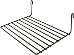 ECONOCO - Open Shelving Accessory/Component - Semi-Gloss Finish, 12" Long, Use with Wire Grid Panels - Apex Tool & Supply