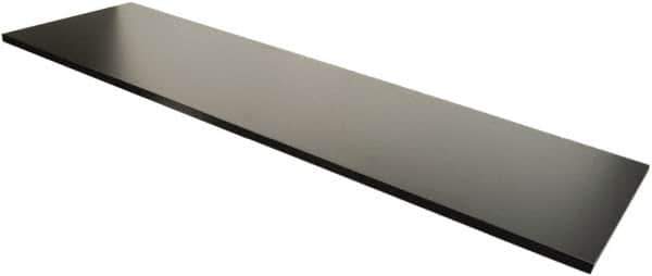 ECONOCO - Open Shelving Accessory/Component - Melamine Finish, 48" Long, Use with Slatwall, Gridwall or Slotted Standard Brackets - Apex Tool & Supply